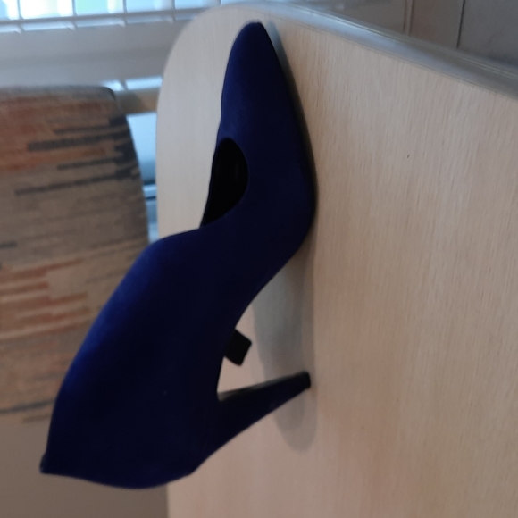 Nine West blue suede shoes - Picture 3 of 12